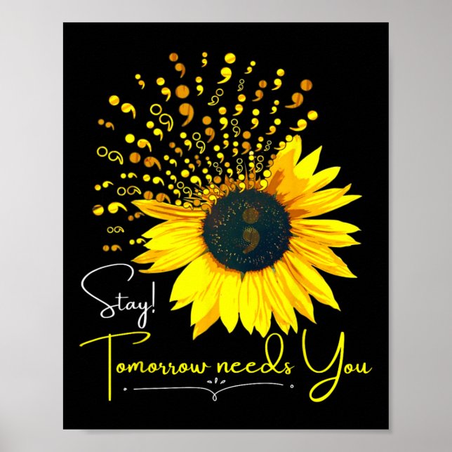 Affiche Semicolon de tournesol S (Devant)