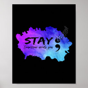 Affiche Semicolon Demain A Besoin De Vous Prévention Du Su