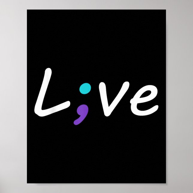 Affiche Semicolon en direct Sensibilisation à la préventio (Devant)
