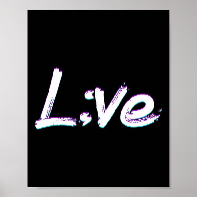 Affiche Semicolon en direct Sensibilisation à la préventio (Devant)