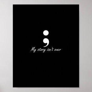 Affiche Semicolon Mon histoire n'est pas sur manches longu
