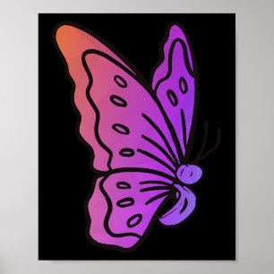 Affiche Semicolon Papillon anti-suicide Santé mentale Awa