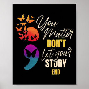 Affiche Semicolon Prévention de la sensibilisation à la sa