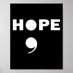 Affiche Semicolon Suicide Awareness For A Mental Supporter