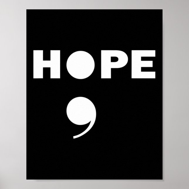 Affiche Semicolon Suicide Awareness For A Mental Supporter (Devant)