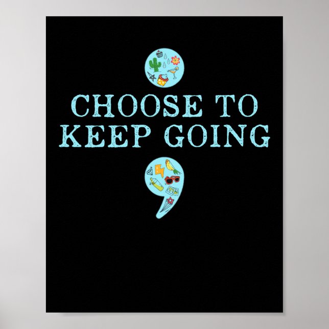 Affiche Semicolon Suicide Prevention (Devant)