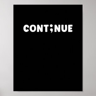 Affiche Semicolon Suicide Prevention