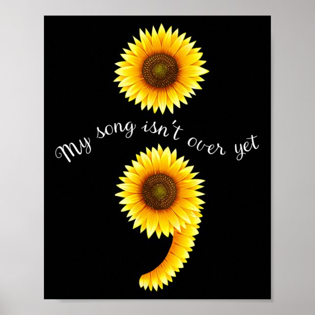 Affiche Semicolon Sunflowe Diffusion de l'expertise en san (Devant)