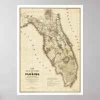 Seminole War Florida Map 1839