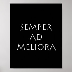 Affiche Semper et meliora