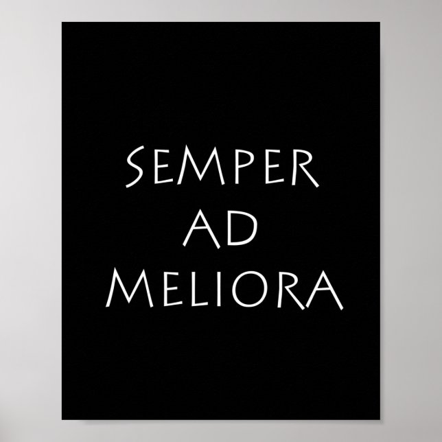 Affiche Semper et meliora (Devant)