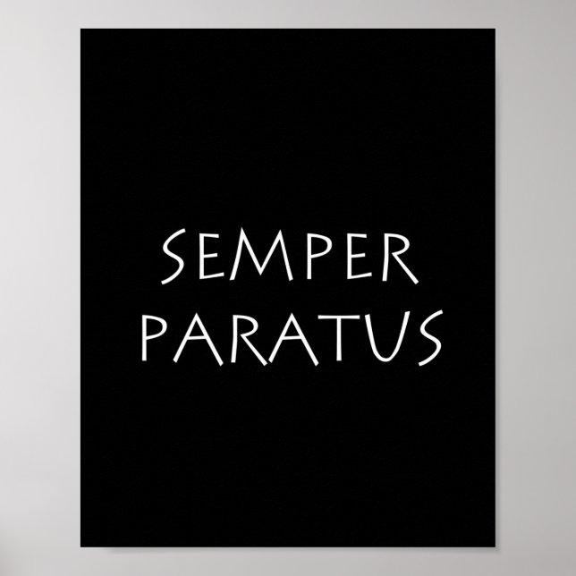 Affiche Semper paratus (Devant)