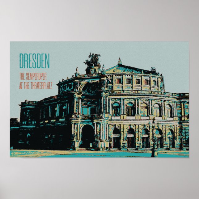 Affiche Semperoper Opera House & Concert Hall, Dresden (Devant)