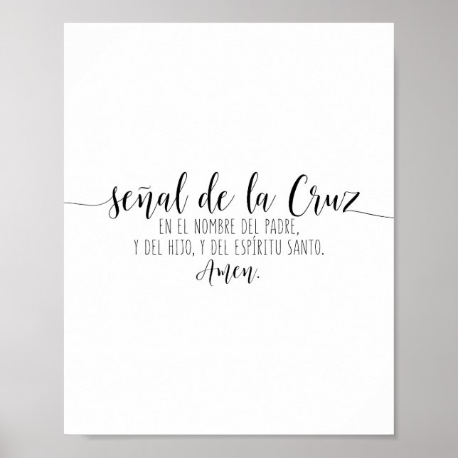 Affiche Señal De La Cruz. En El Nombre Del Padre (Devant)