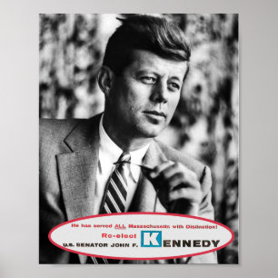 Affiche Senator John F. Kennedy 1958
