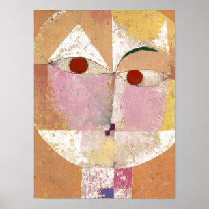 Affiche Senecio Baldgreis1922 par Paul Klee