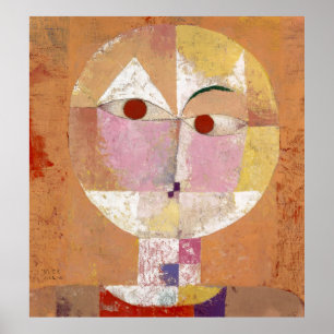 Affiche Senecio (Baldgreis) (1922) peinture de Paul Klee