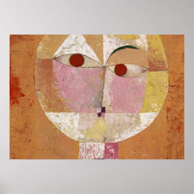 Affiche Senecio, Bientôt vieilli par Paul Klee (Devant)