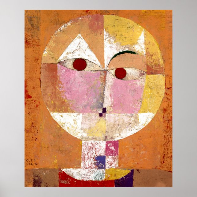 Affiche Senecio de Paul Klee (Devant)