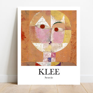 Affiche Senecio par Paul Klee