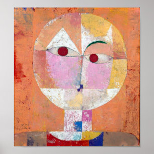 Affiche Senecio, Paul Klee
