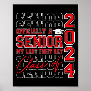 Affiche Senior 2024 Class Of 2024 Seniors Graduation 2024