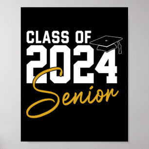 Affiche Senior 2024 Class Of 2024 Seniors Graduation 2024