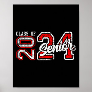 Affiche Senior 2024 Class Of 2024 Seniors Graduation 2024
