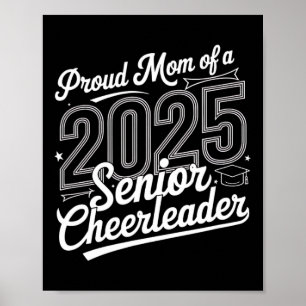 Affiche Senior 2025 Cheer Team Mom Lycée Graduation
