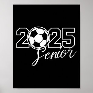 Affiche Senior 2025 Soccer Mom High School Graduation Outf