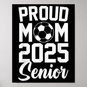 Affiche Senior 2025 Soccer Mom High School Graduation Outf