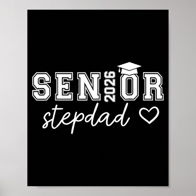 Affiche Senior 2026 fier papa d'un senior de la promotion  (Devant)