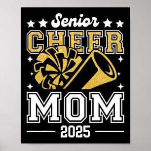 Affiche Senior Cheer Mom 2025 Graduation Support Cheerlead