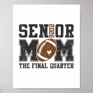 Affiche Senior Football Maman Football Mama Jeu Jour Cl De