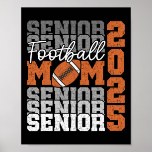 Affiche Senior Mom 2025 Footll Cl De 2025 Drôle Graduation