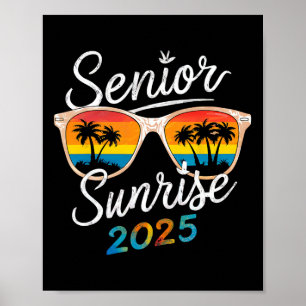 Affiche Senior Sunrise 2025 Retour à l'école Premier Jour