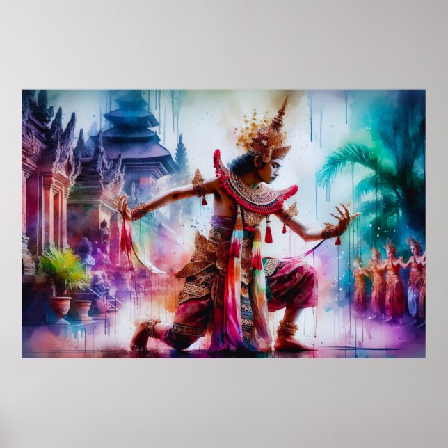 Affiche Senja Tari : Danse crépusculaire à Bali (Devant)