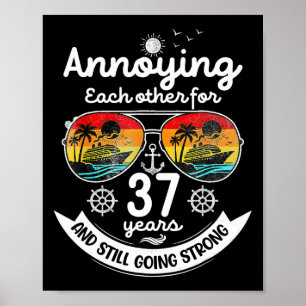 Affiche S'ennuyer mutuellement 37 ans 37e anniversaire de