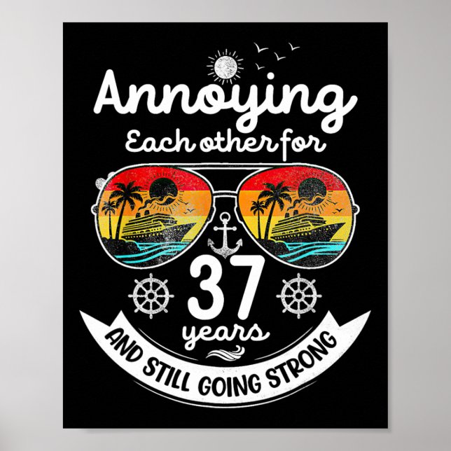 Affiche S'ennuyer mutuellement 37 ans 37e anniversaire de  (Devant)