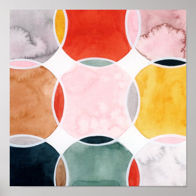 Affiche Sensal - Motif circulaire (Devant)