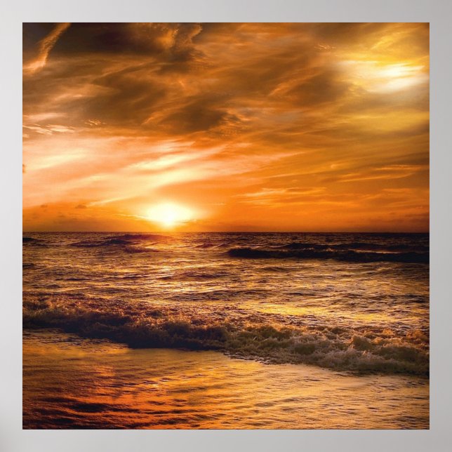 Affiche sensationals sunset a romantibeach (Devant)