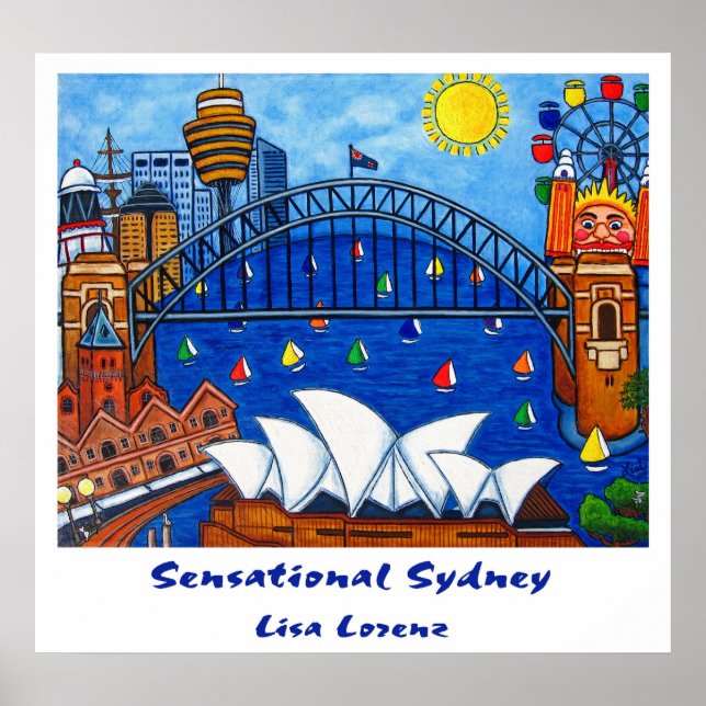 Affiche Sensationnel Sydney Painting Print (Devant)