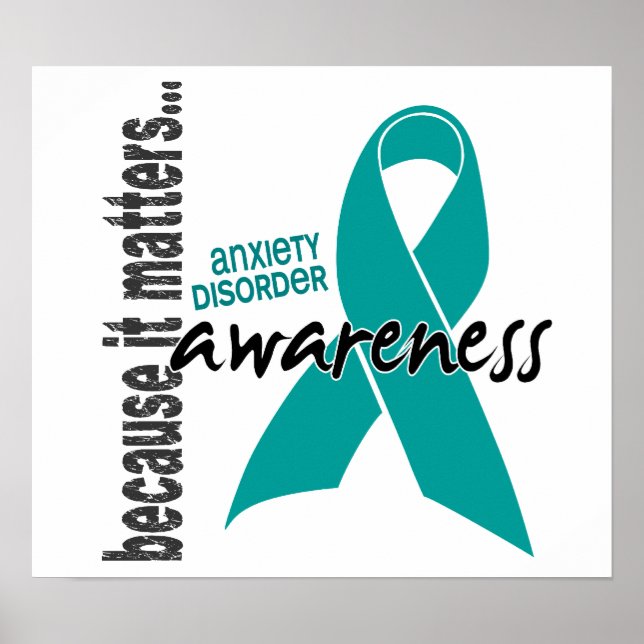 Affiche Sensibilisation 1 Trouble d'anxiété (Devant)