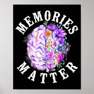 Affiche Sensibilisation à la démence d'Alzheimer Vintage