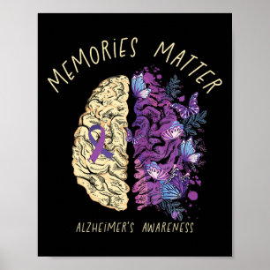 Affiche Sensibilisation à la démence d'Heimerheimer Brain