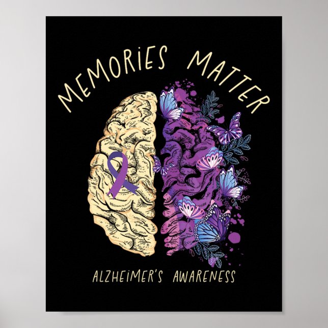 Affiche Sensibilisation à la démence d'Heimerheimer Brain  (Devant)