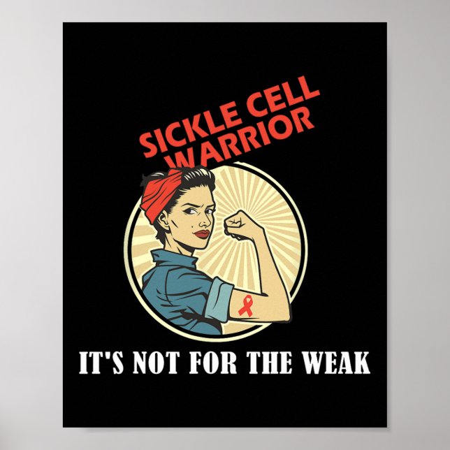 Affiche Sensibilisation à la faucille Guerrier à la faucil (Devant)