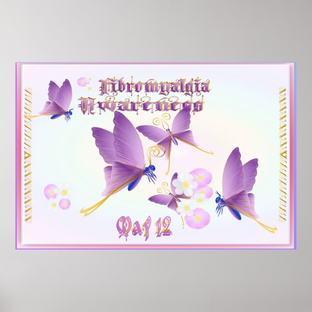 Affiche Sensibilisation à la fibromyalgie (Devant)