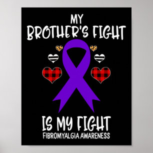 Affiche Sensibilisation à la fibromyalgie Le combat de mon