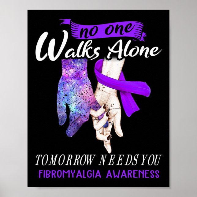 Affiche Sensibilisation à la fibromyalgie Personne ne se p (Devant)